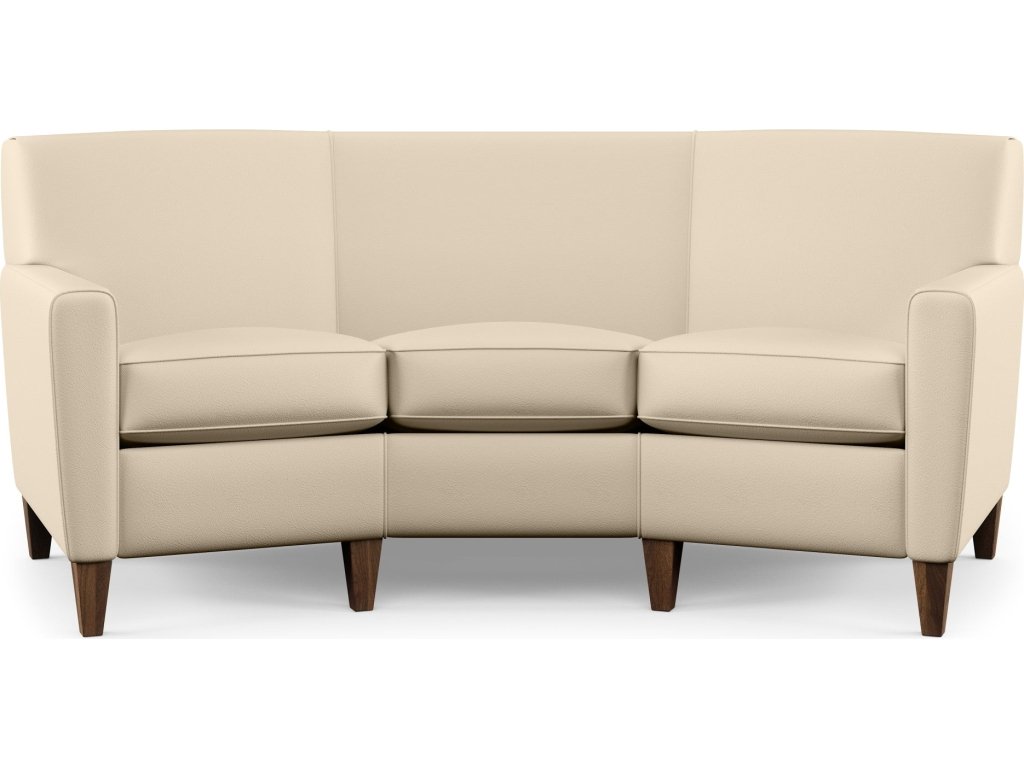 Digby Leather Conversation Sofa - image 1