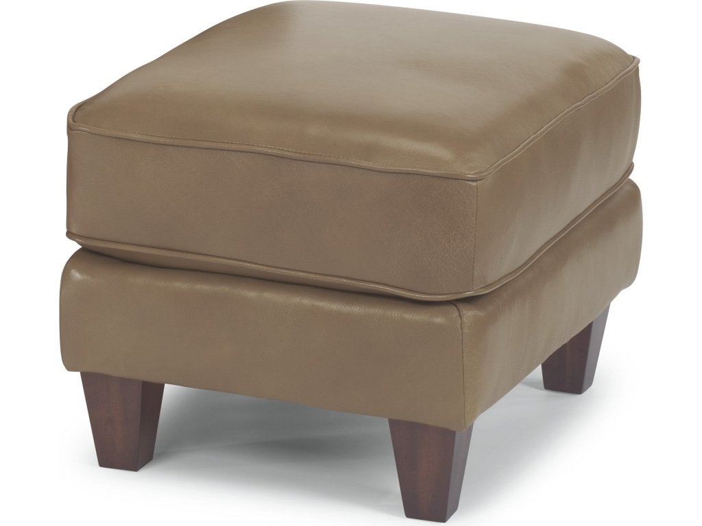 Westside Leather Ottoman - main image