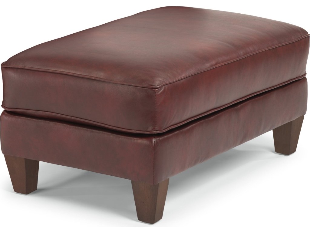Westside Leather Cocktail Ottoman - main image