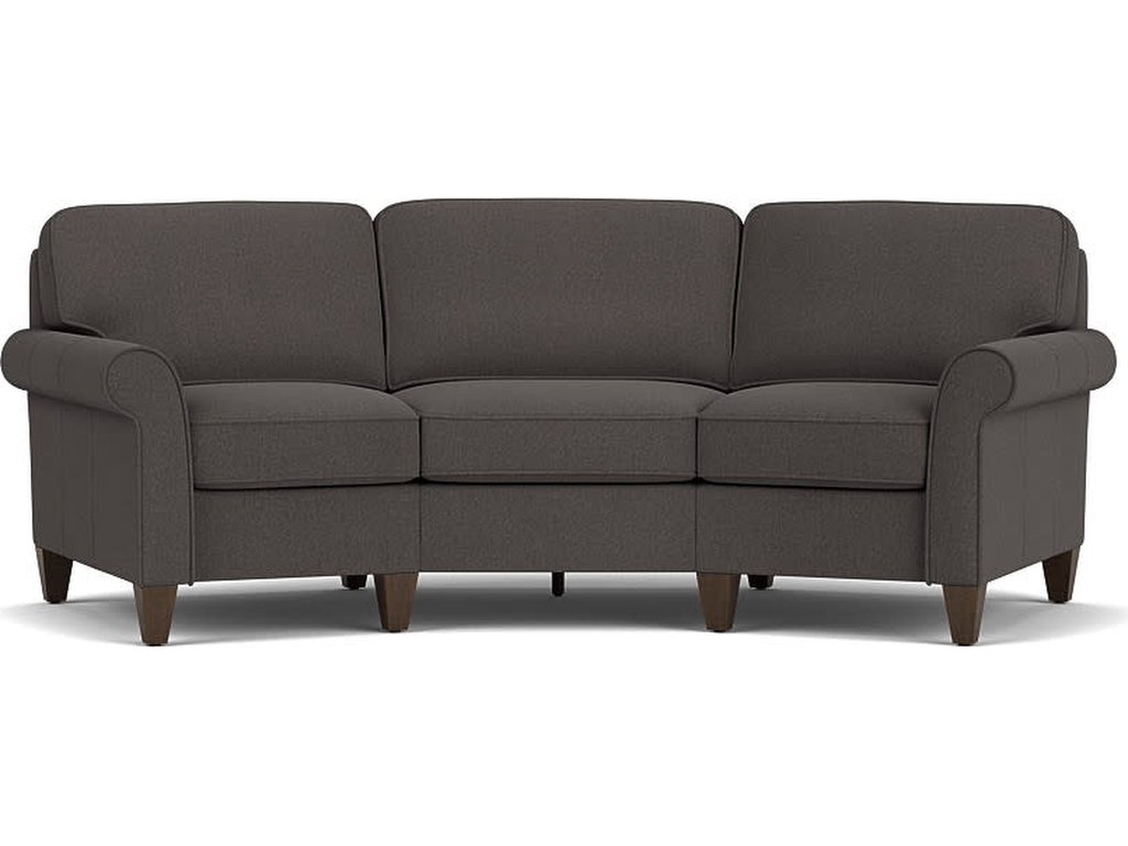 Westside Leather Conversation Sofa - image 1