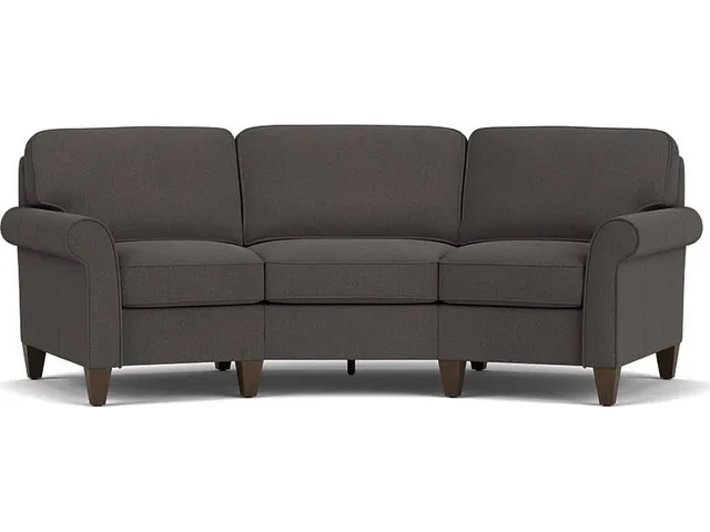Westside Leather Conversation Sofa