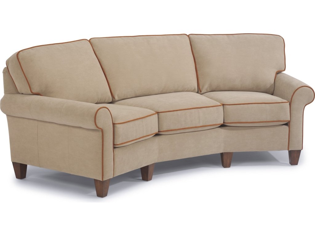 Westside Leather Conversation Sofa - image 3