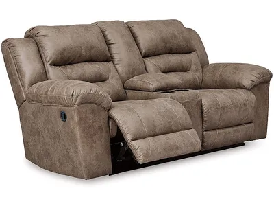 Stoneland Reclining Loveseat with Console