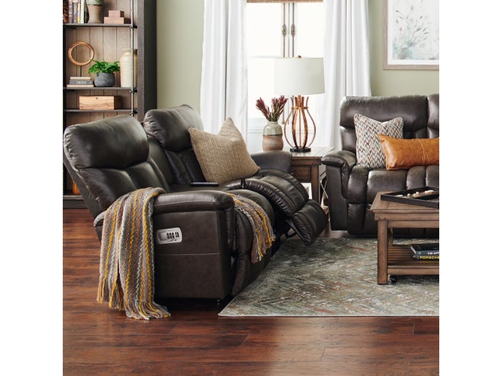 Mateo Power Wall Reclining Loveseat w/ Console Headrest & Lumbar - image 1