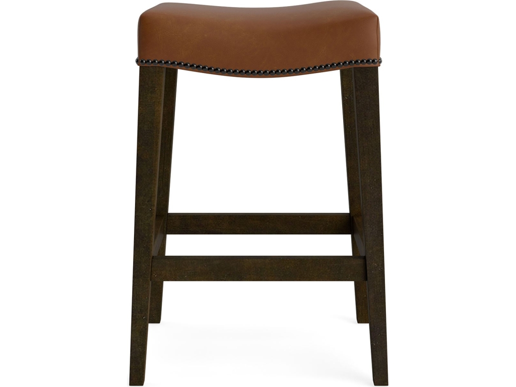 Vail Leather Saddle Counter Stool - image 4