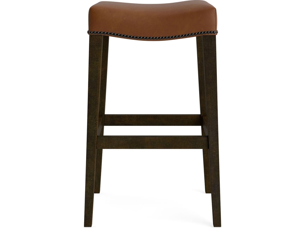 Vail Leather Saddle Bar Stool - image 1