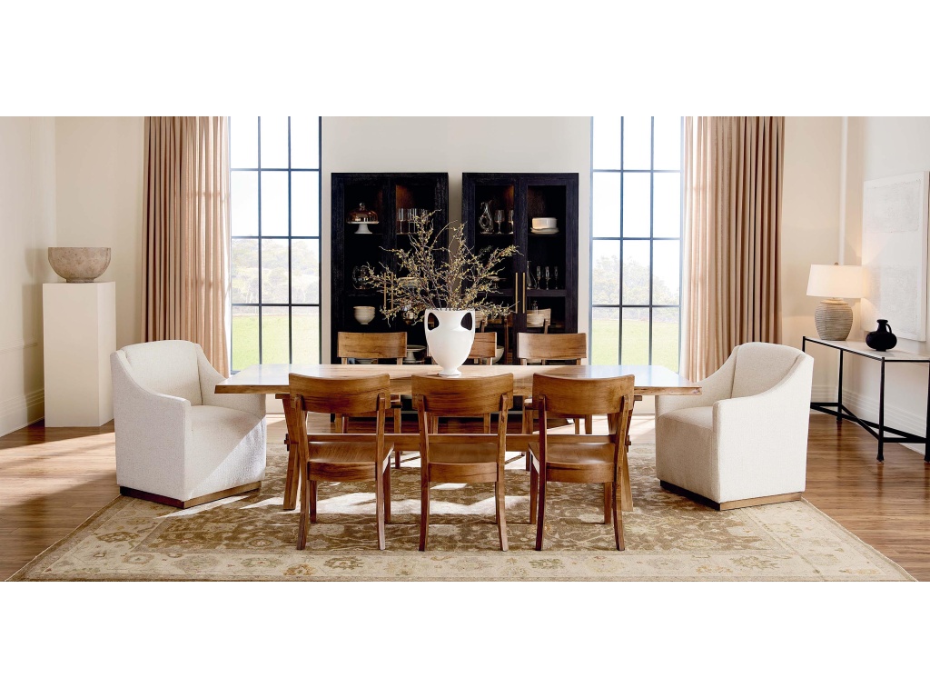 Crossbuck Live Edge Rectangle Dining Table - image 2