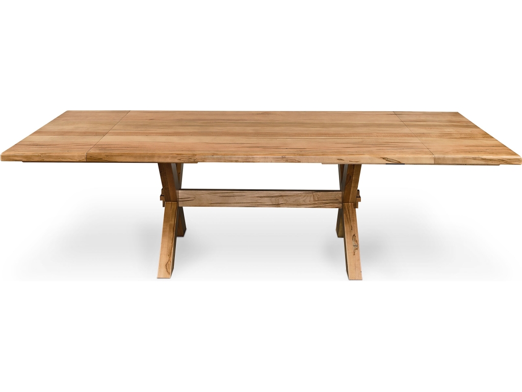 Crossbuck Dining Table with Extendable Leaves - image 2