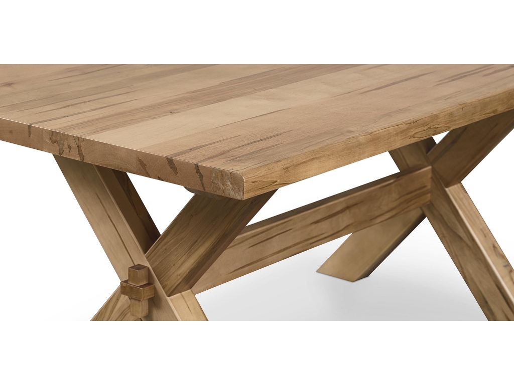 Crossbuck Dining Table with Extendable Leaves - image 6