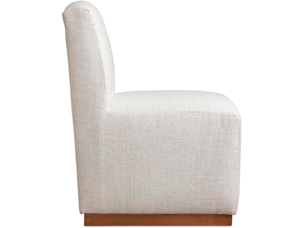 Banks Upholstered Dining Chair with Casters - image 4