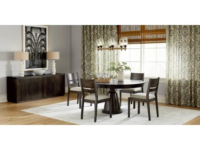 Origins Nichols Round Dining Table With Leaf - Alternative View