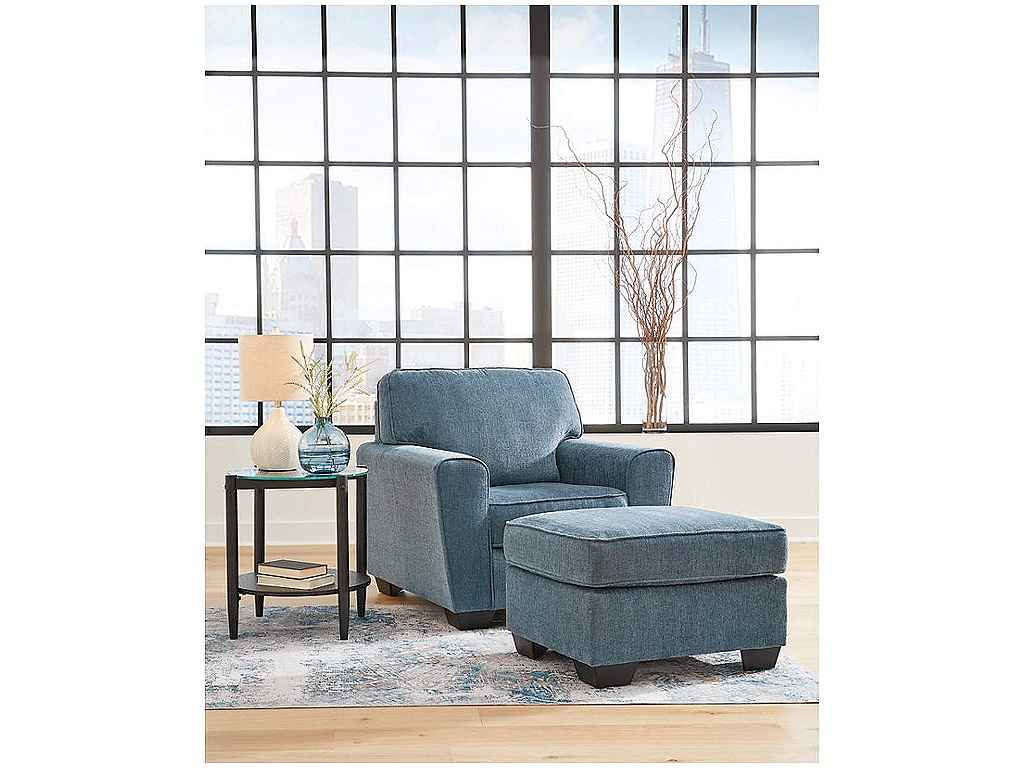 Cashton Chair and Ottoman - main image