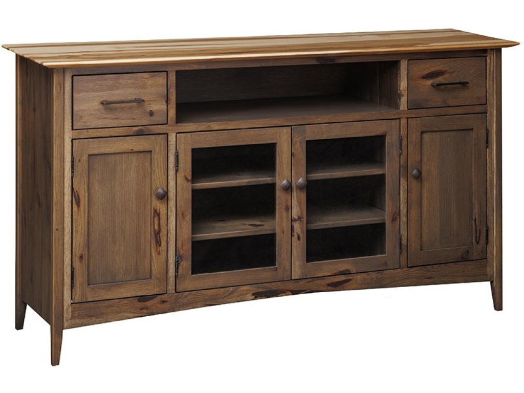 Simplicity 4-Door Entertainment Center W/Doors - main image