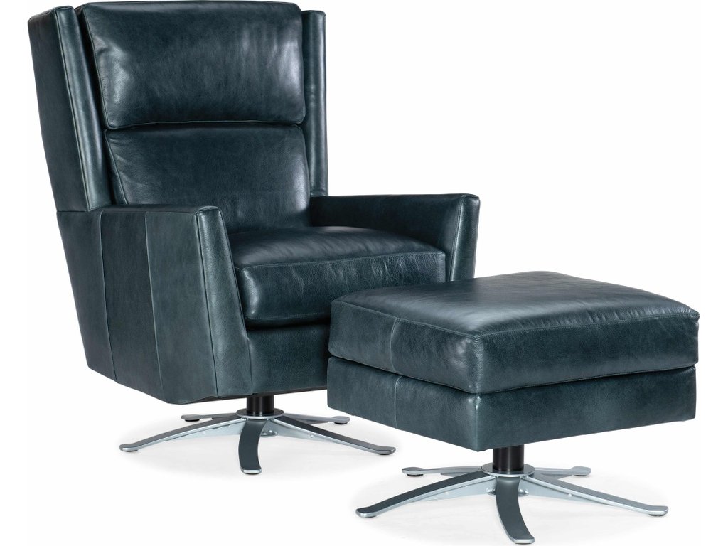 Roen Swivel Metal Pedestal Chair - image 1