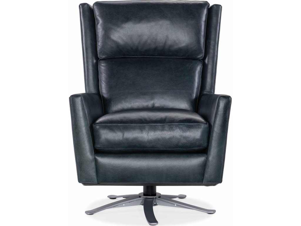 Roen Swivel Metal Pedestal Chair - image 4