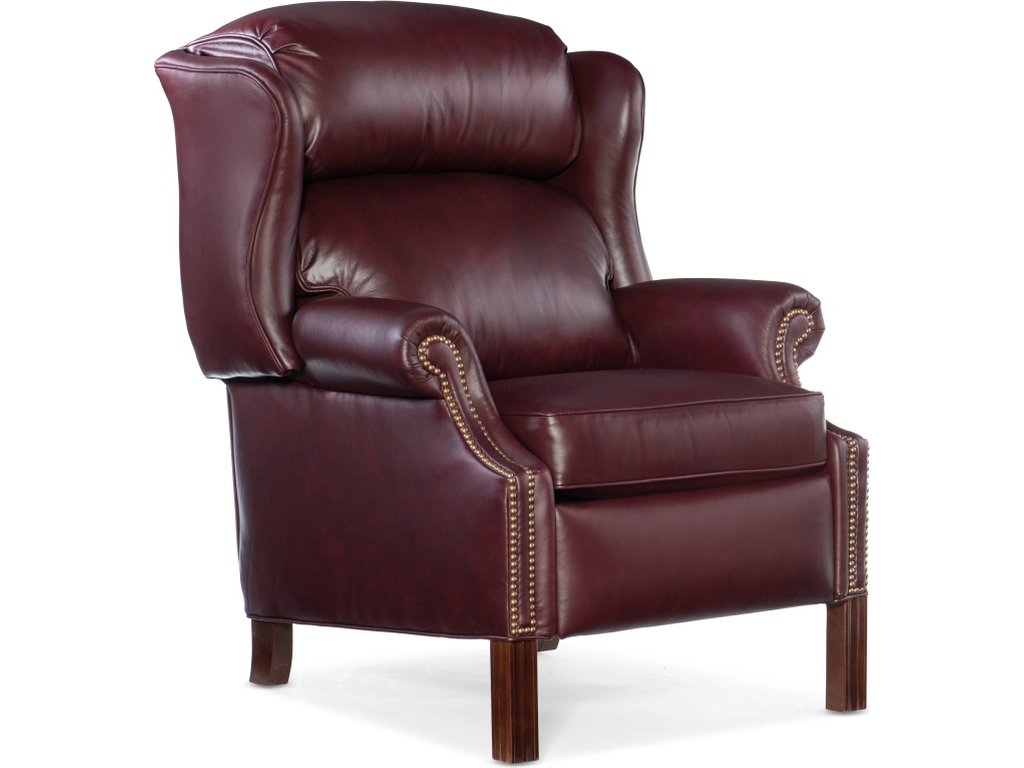 Chippendale Reclining Wing Chair - image 2