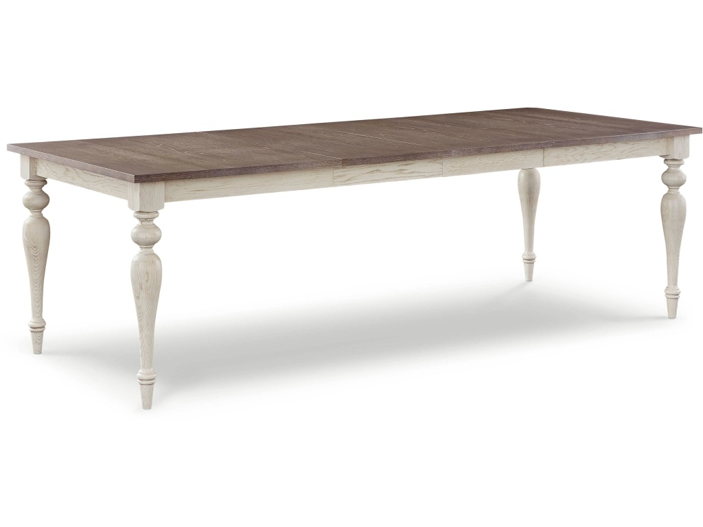 Amelia Oak Rectangle Dining Table with Leaf - image 4