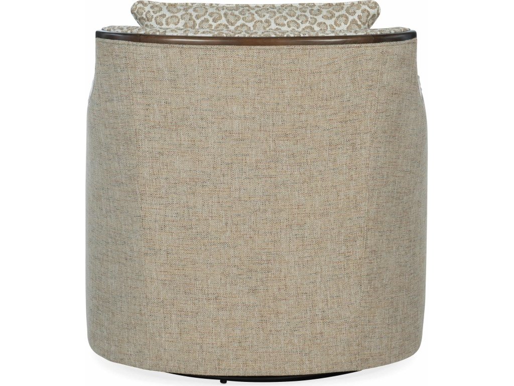 Oakley Exposed Wood Swivel Chair - image 4