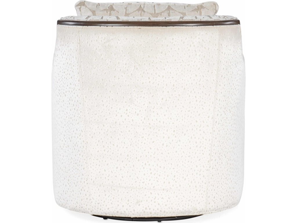 Oakley Exposed Wood Swivel Chair - image 1