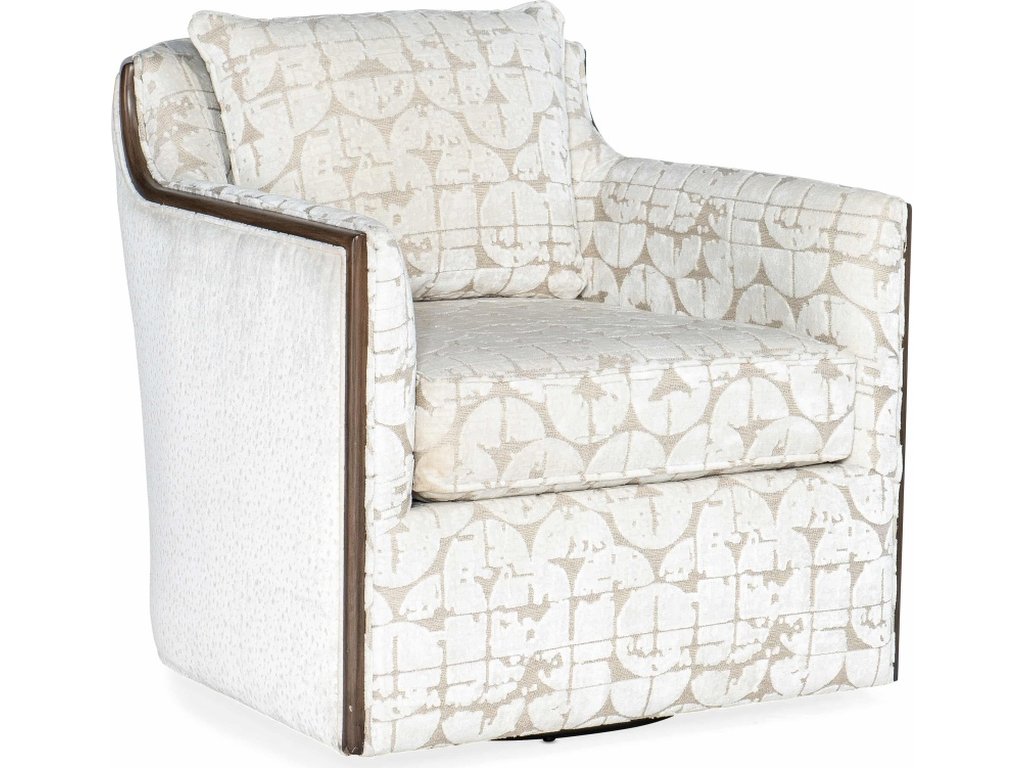 Oakley Exposed Wood Swivel Chair - main image