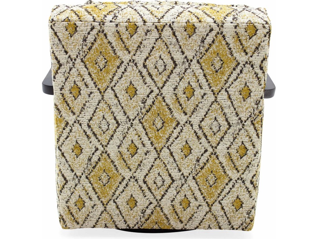 Creighton Exposed Wood Swivel Chair - image 1