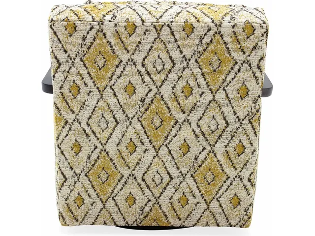 Creighton Exposed Wood Swivel Chair