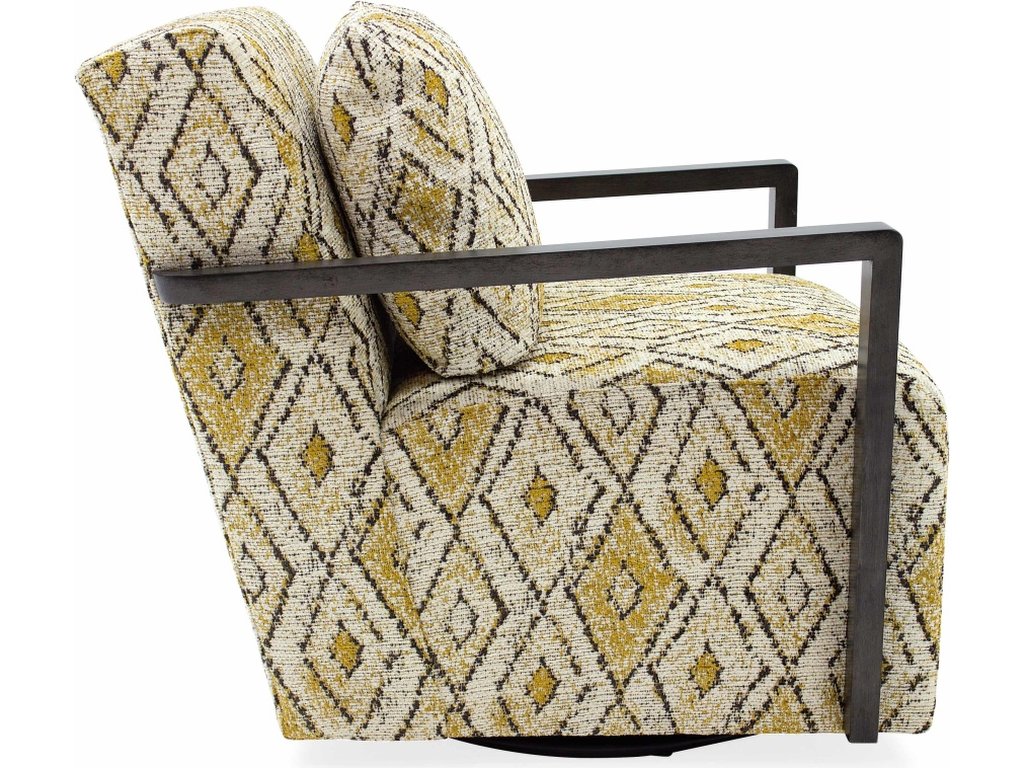 Creighton Exposed Wood Swivel Chair - image 2
