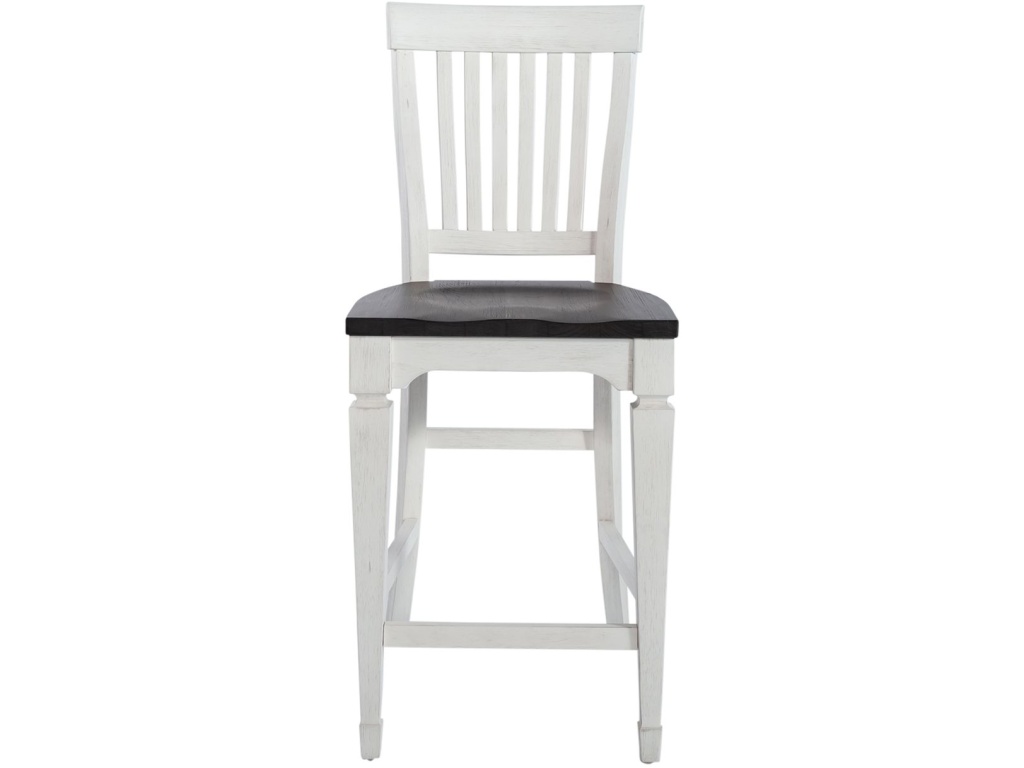 Counter Height Slat Back Chair - image 2
