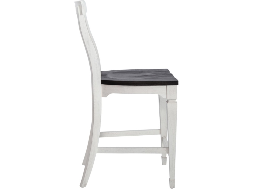 Counter Height Slat Back Chair - image 3