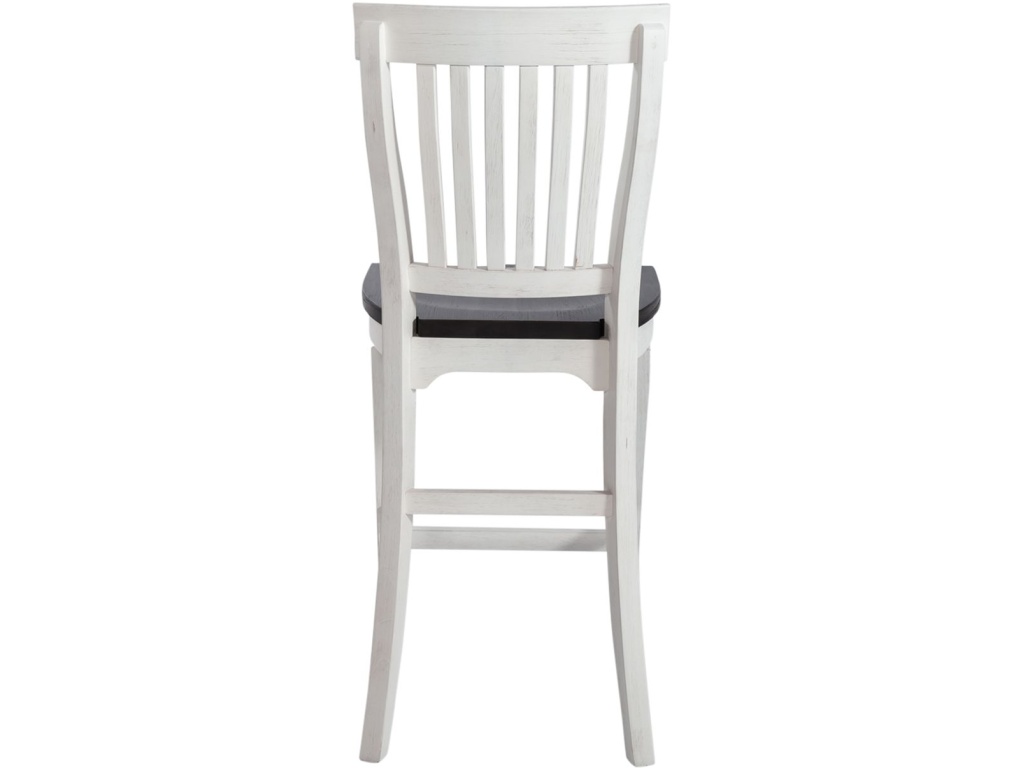 Counter Height Slat Back Chair - image 4