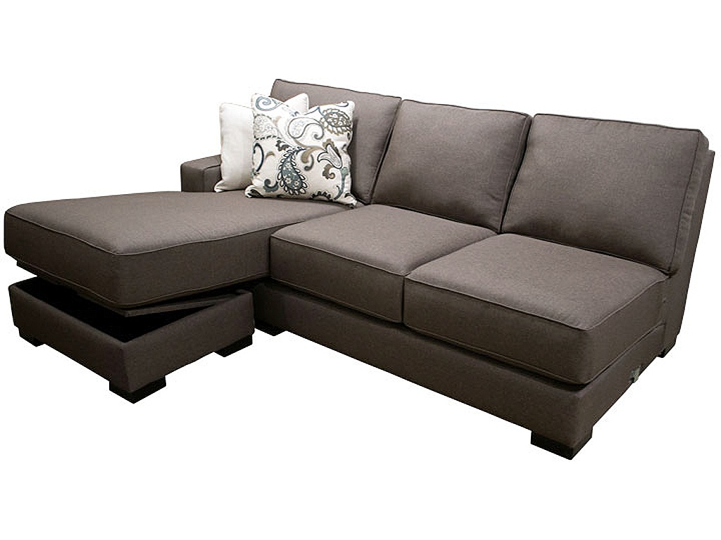 LSF 1 Arm Sofa Chaise w/ Stor. - main image