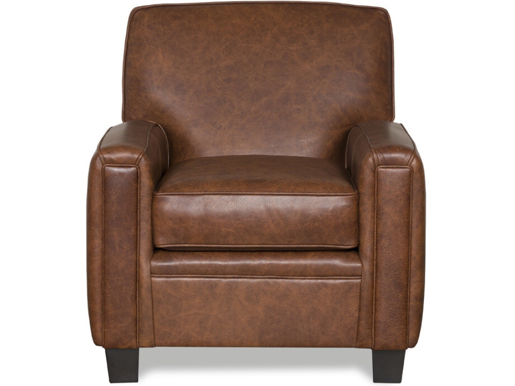 McKinley Leather Houck Chair and 4190 Houck Ottoman, alternate view 1