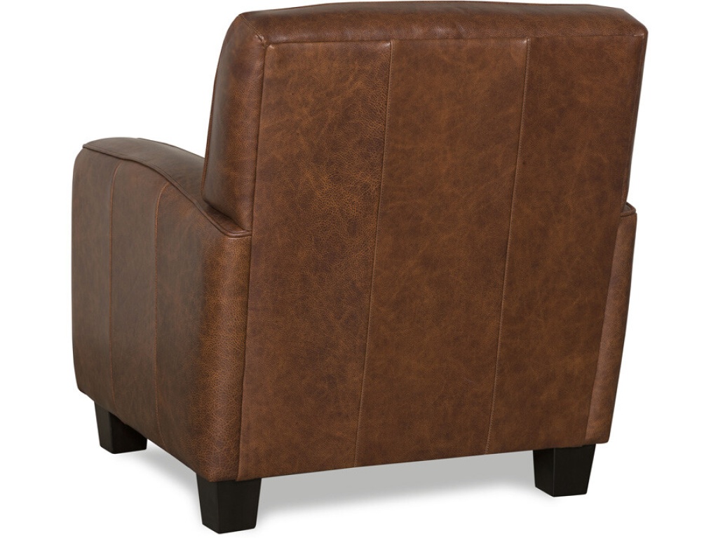McKinley Leather Houck Chair and 4190 Houck Ottoman, alternate view 2