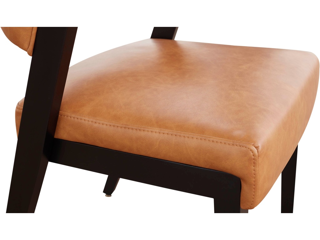 Asher Upholstered Faux Leather Dining Chair - image 8