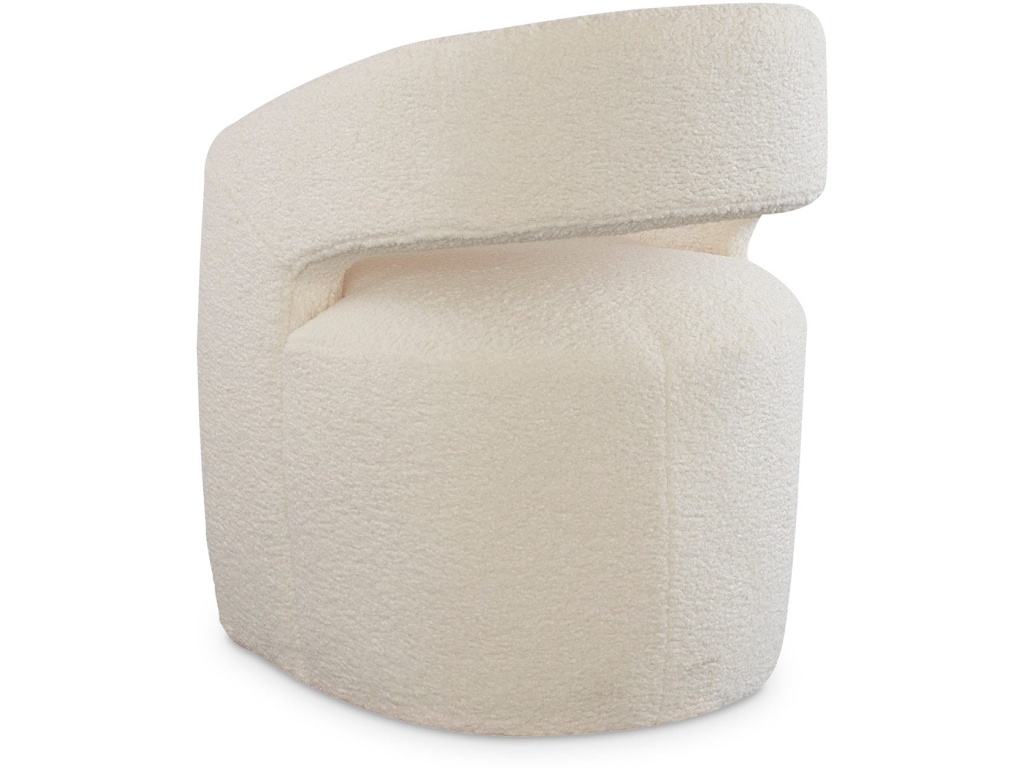 Aries Upholstered Dining Chair with Casters - image 4