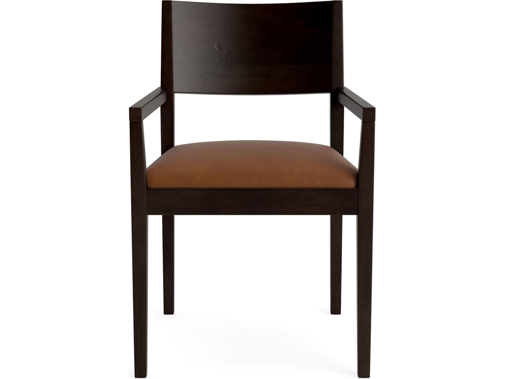 Myers Leather Upholstered Dining Chair - image 1