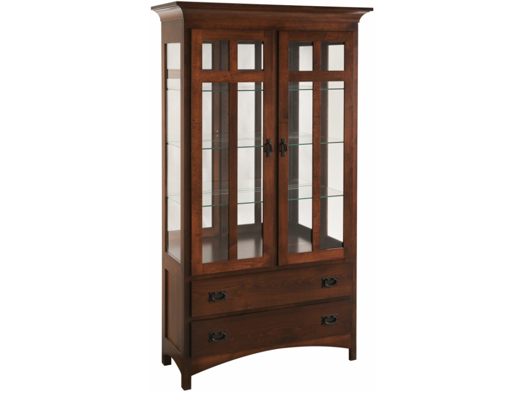 2 Drawer Mission Curio - main image