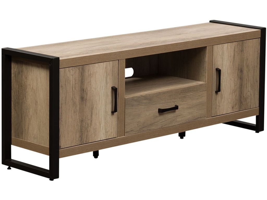 64 Inch TV Console w/ Faux Metal - image 1