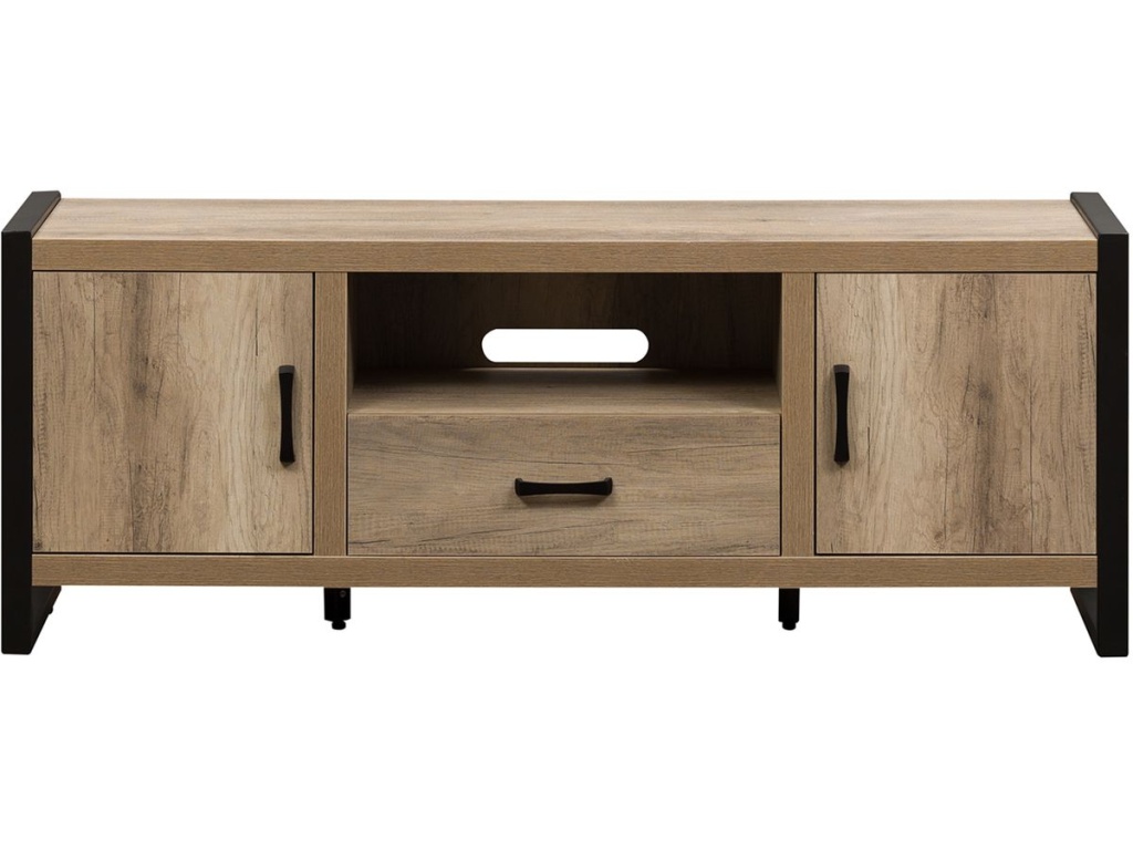 64 Inch TV Console w/ Faux Metal - image 2
