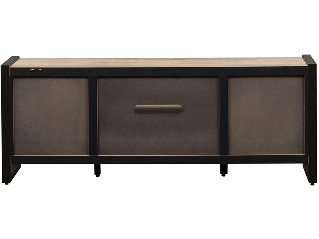 64 Inch TV Console w/ Faux Metal - image 4