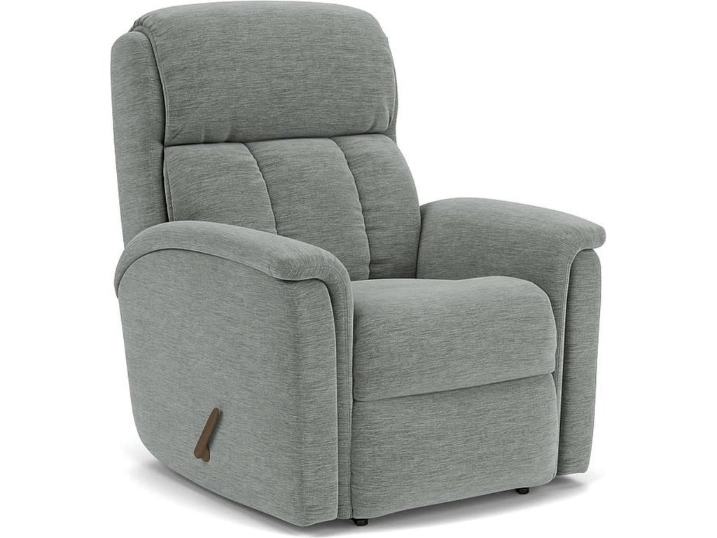 Luna Fabric Rocking Recliner - main image