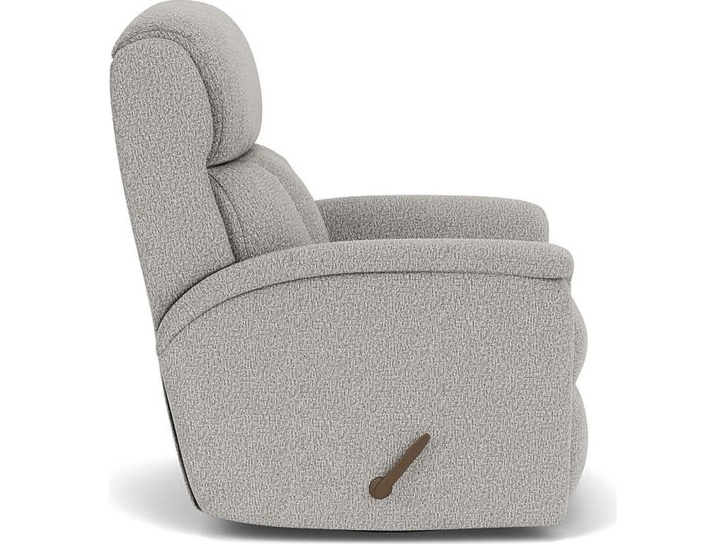 Luna Fabric Swivel Gliding Recliner - image 6