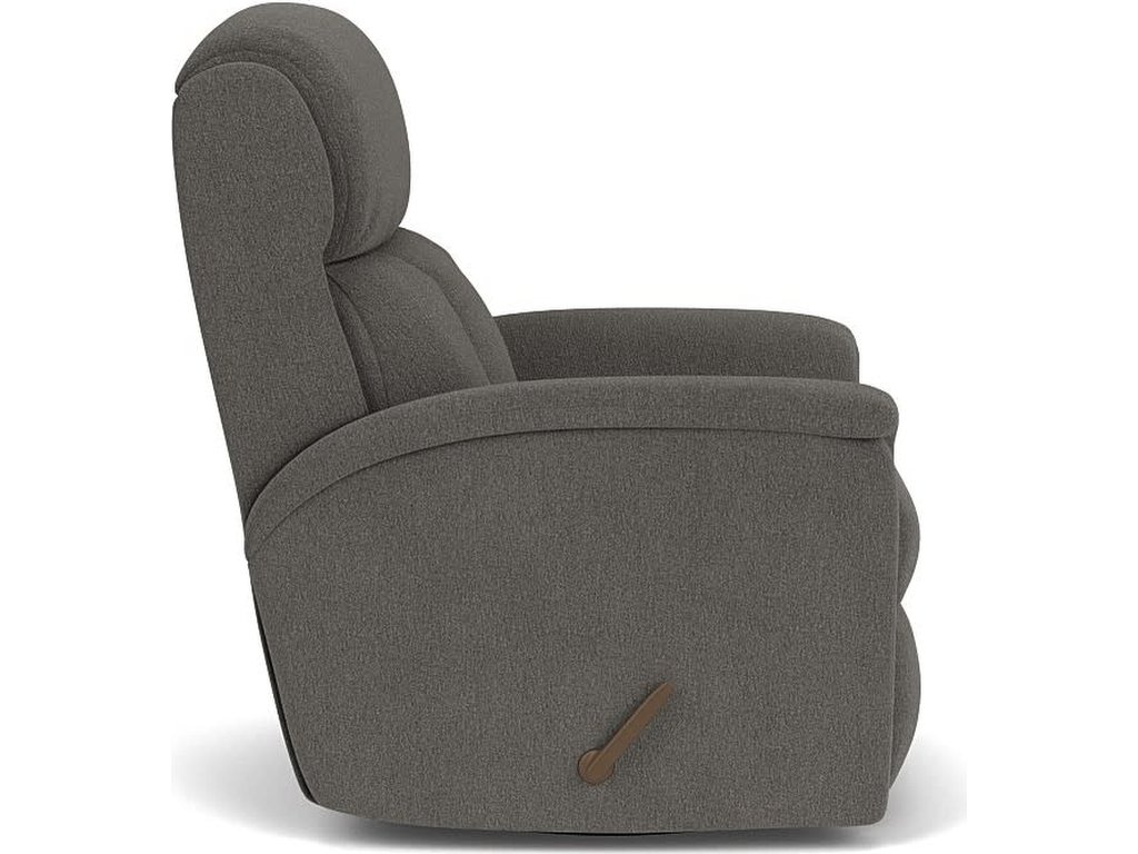 Luna Fabric Swivel Gliding Recliner - image 7