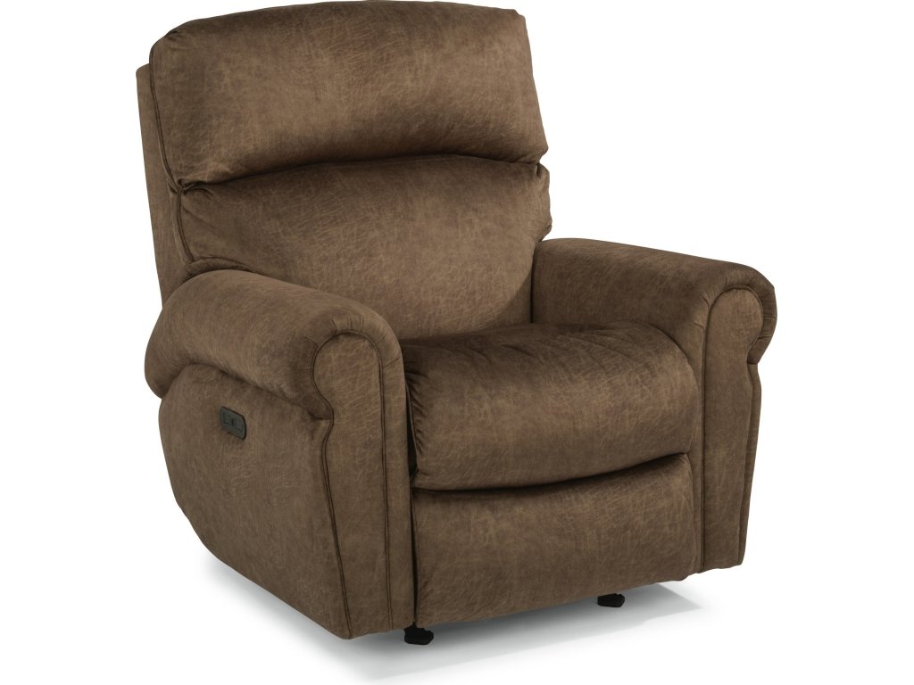 Langston Fabric Power Rocking Recliner with Power Headrest - main image