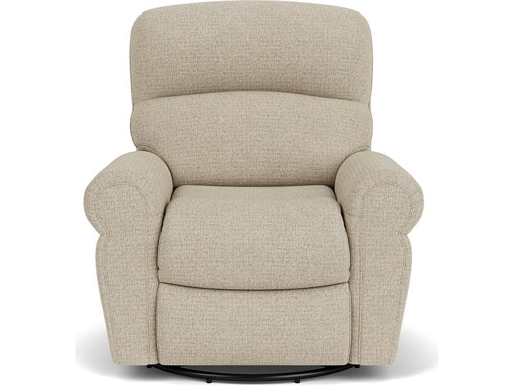 Langston Fabric Swivel Gliding Recliner - image 1