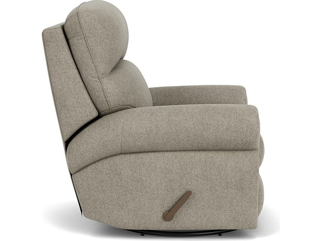 Langston Fabric Swivel Gliding Recliner - image 2