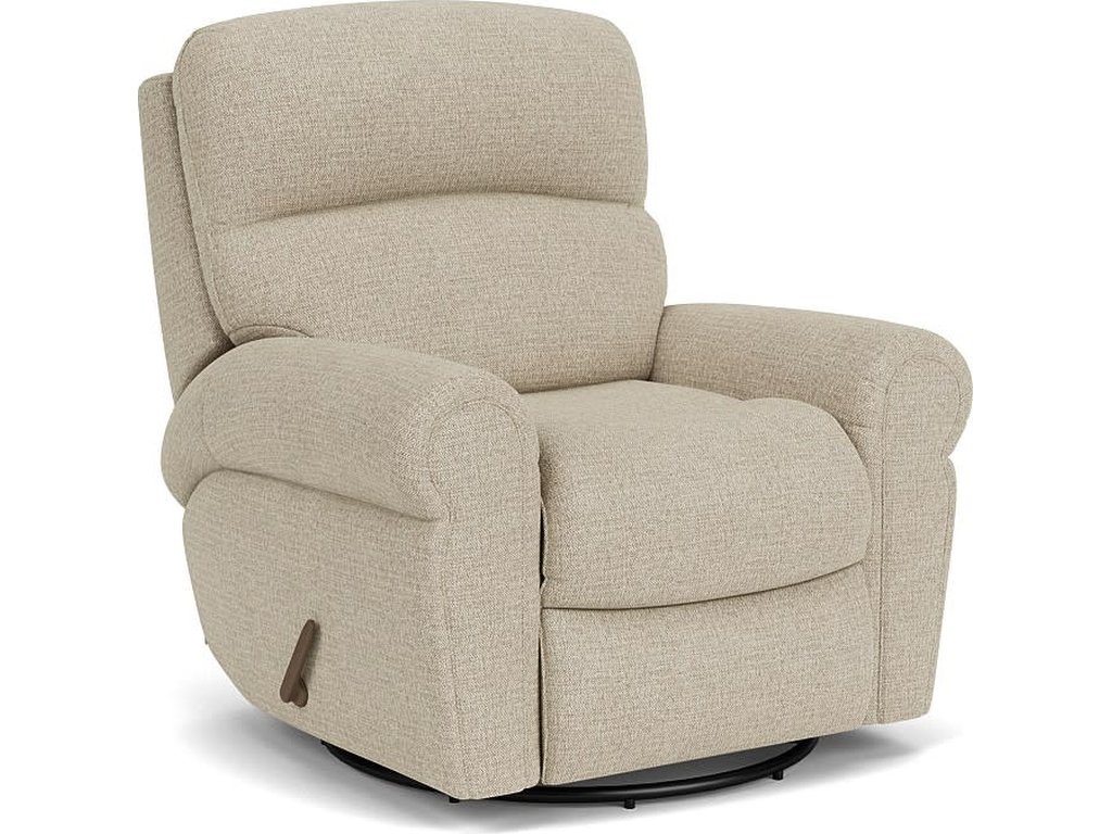 Langston Fabric Swivel Gliding Recliner - image 3