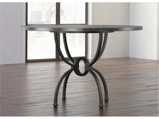 Atlas Blue Stone Round Dining Table - Alternative View