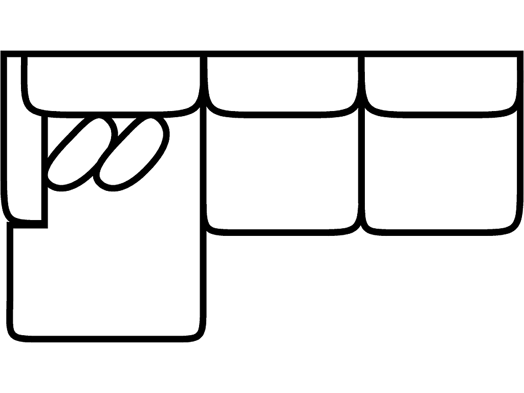 LSF 1 Arm Sofa Chaise - image 1