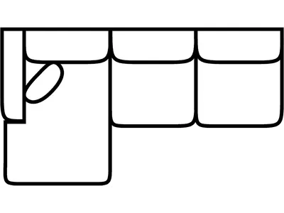 LSF 1 Arm Sofa Chaise